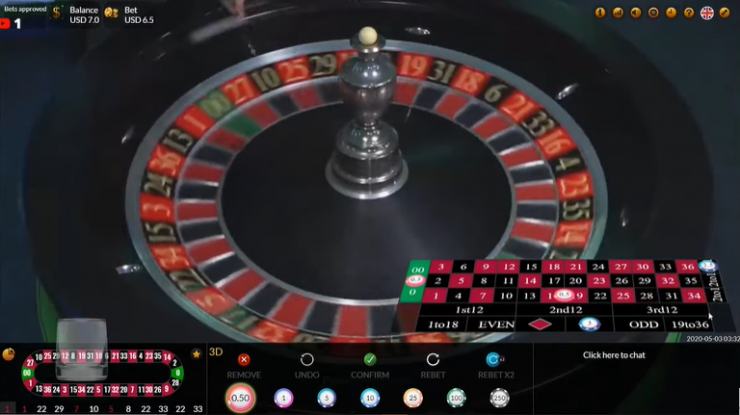 jugar a la ruleta en vivo con bono Promoción 101